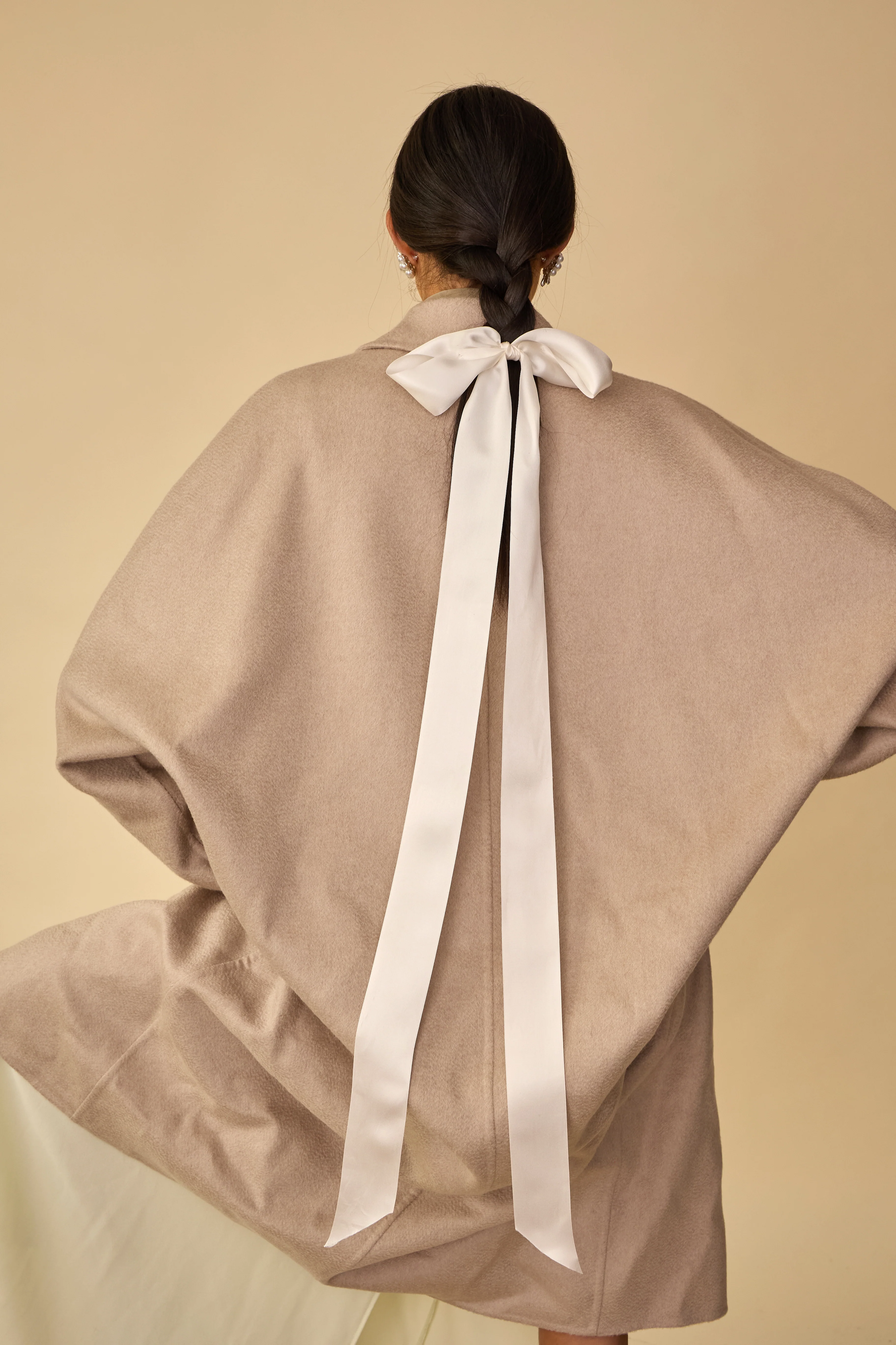 Alexandria Long Silk Bow - Image 2