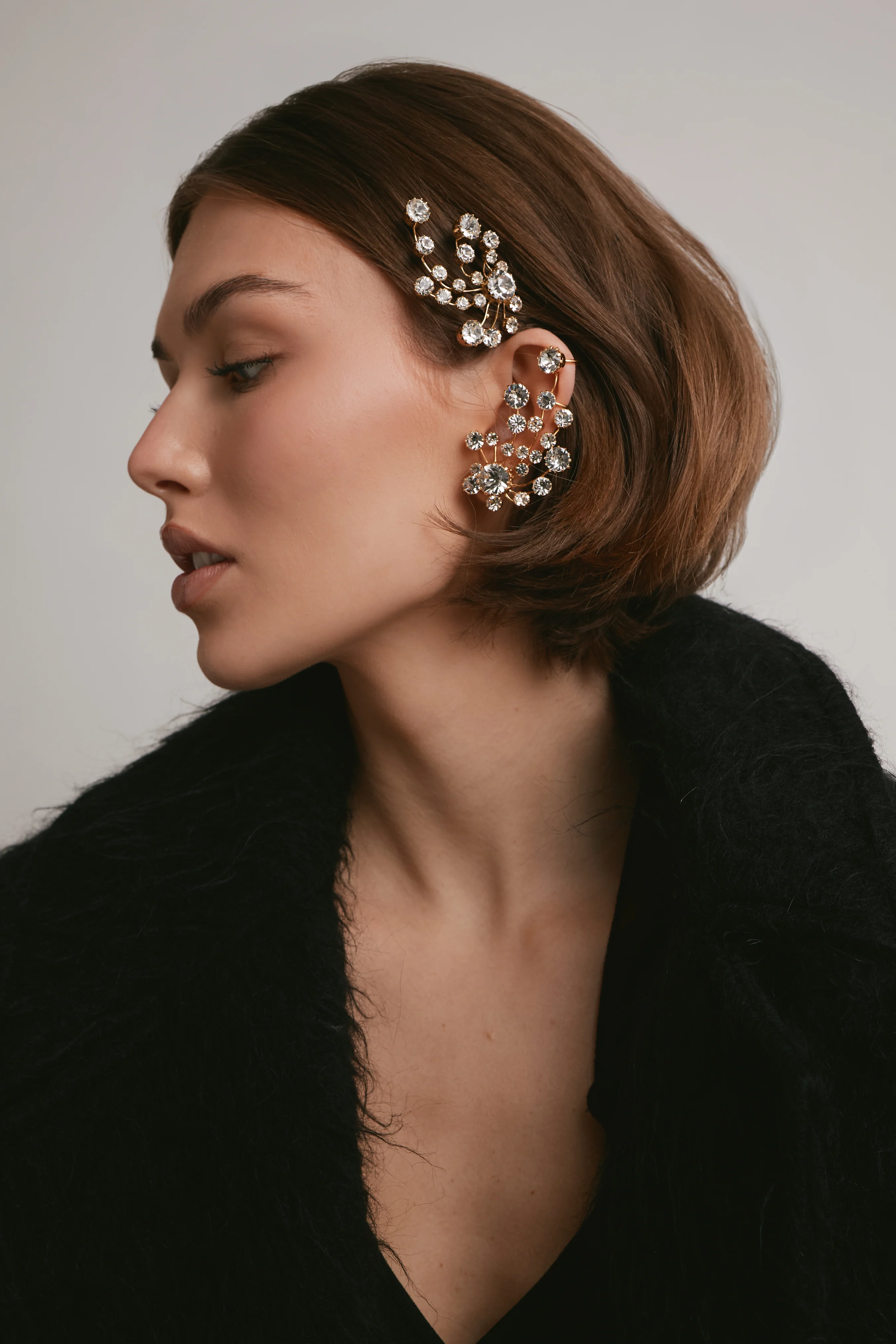 Briar Crystal Ear Cuff - Image 4
