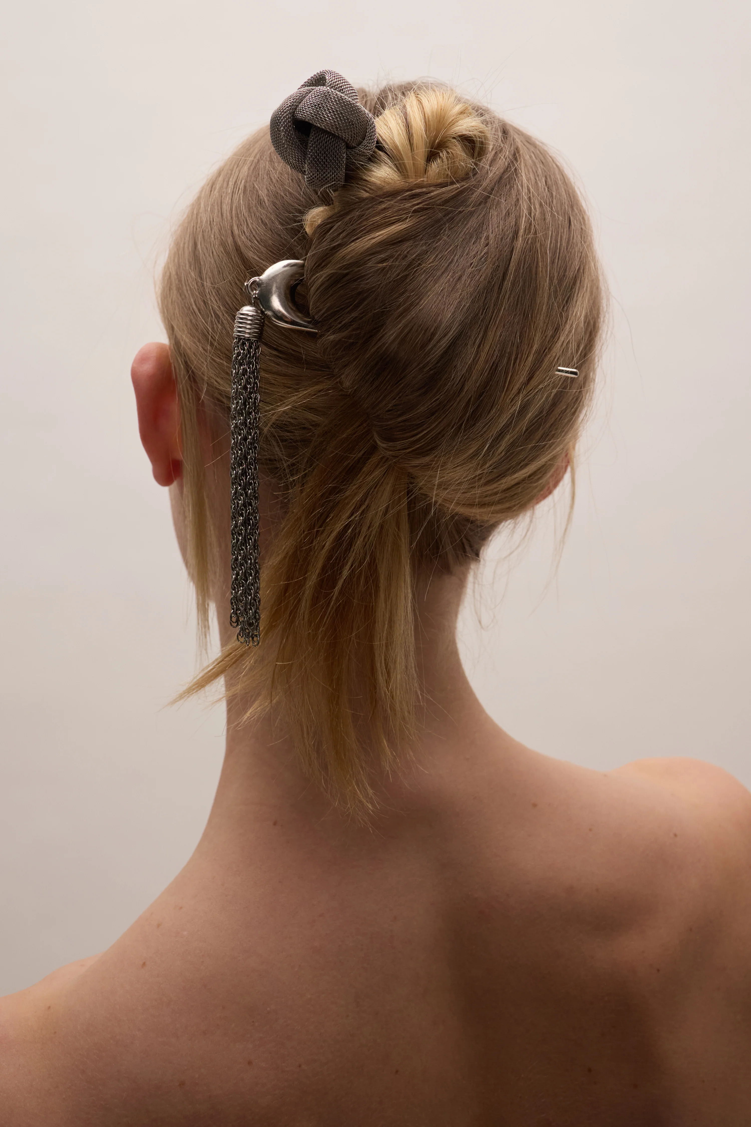 Charlotte Knotted Mesh French Pin - Image 3