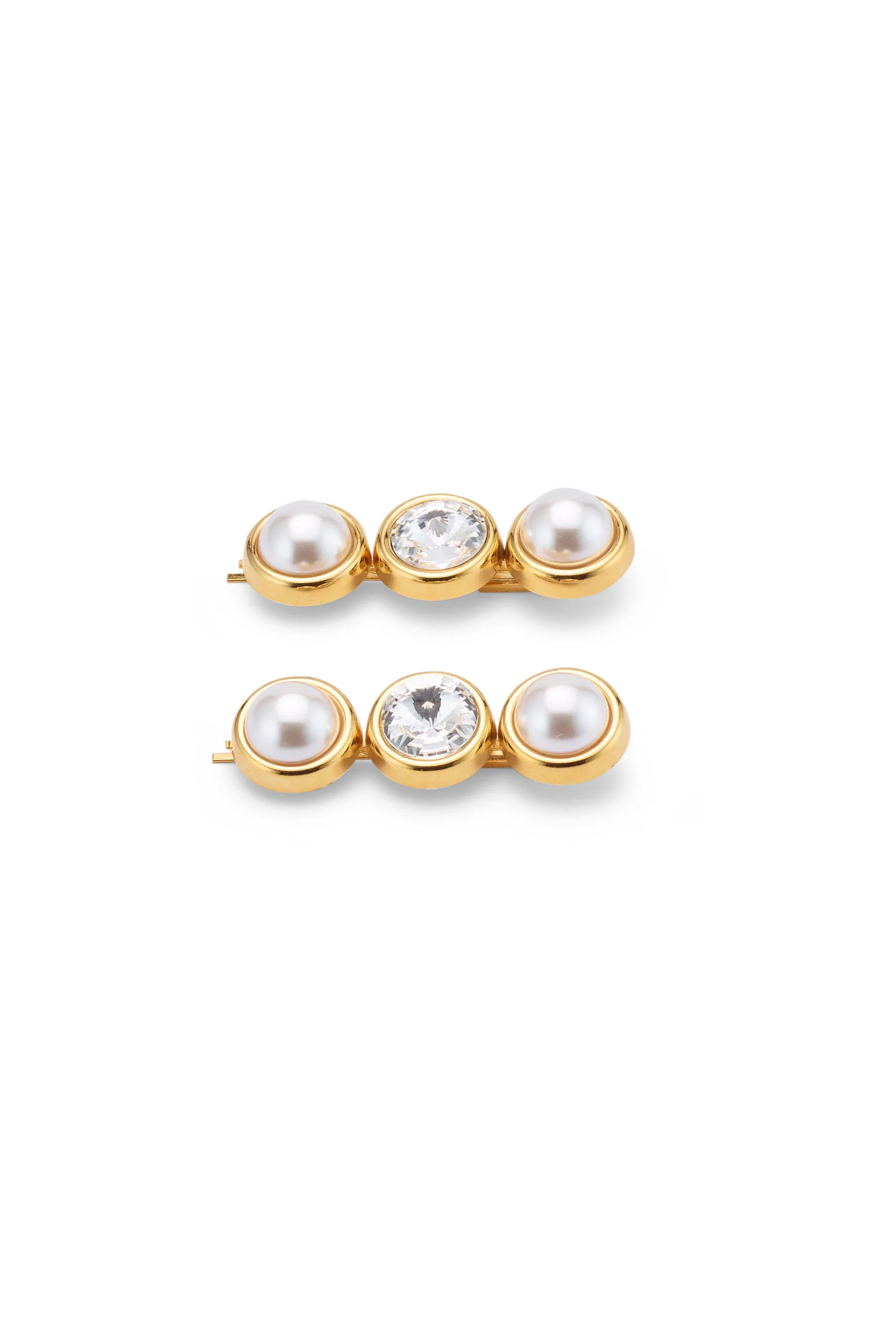 Clare Pearl and Crystal Bobbi Set of 2