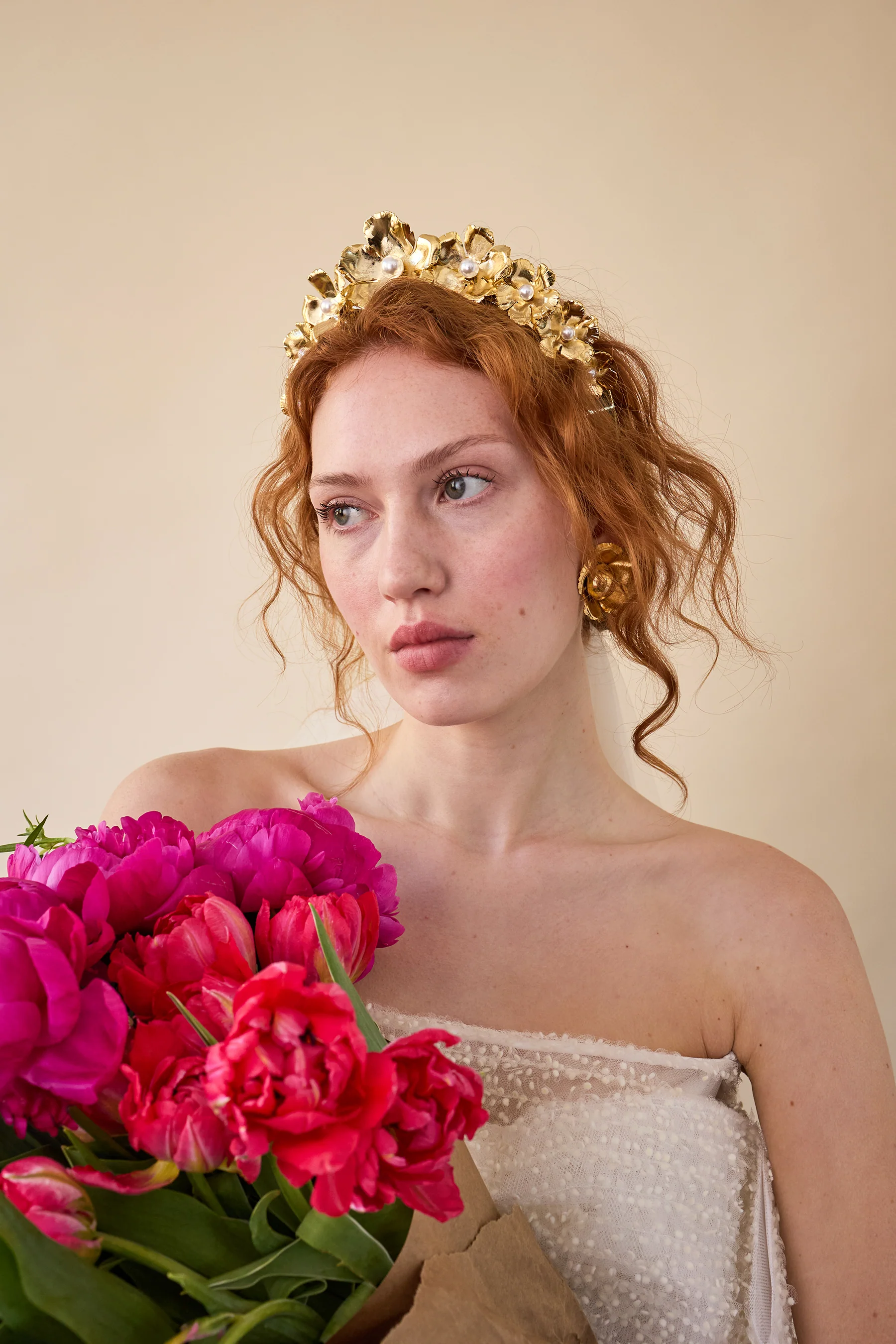 Eden Wide Pearl Crown - Image 4