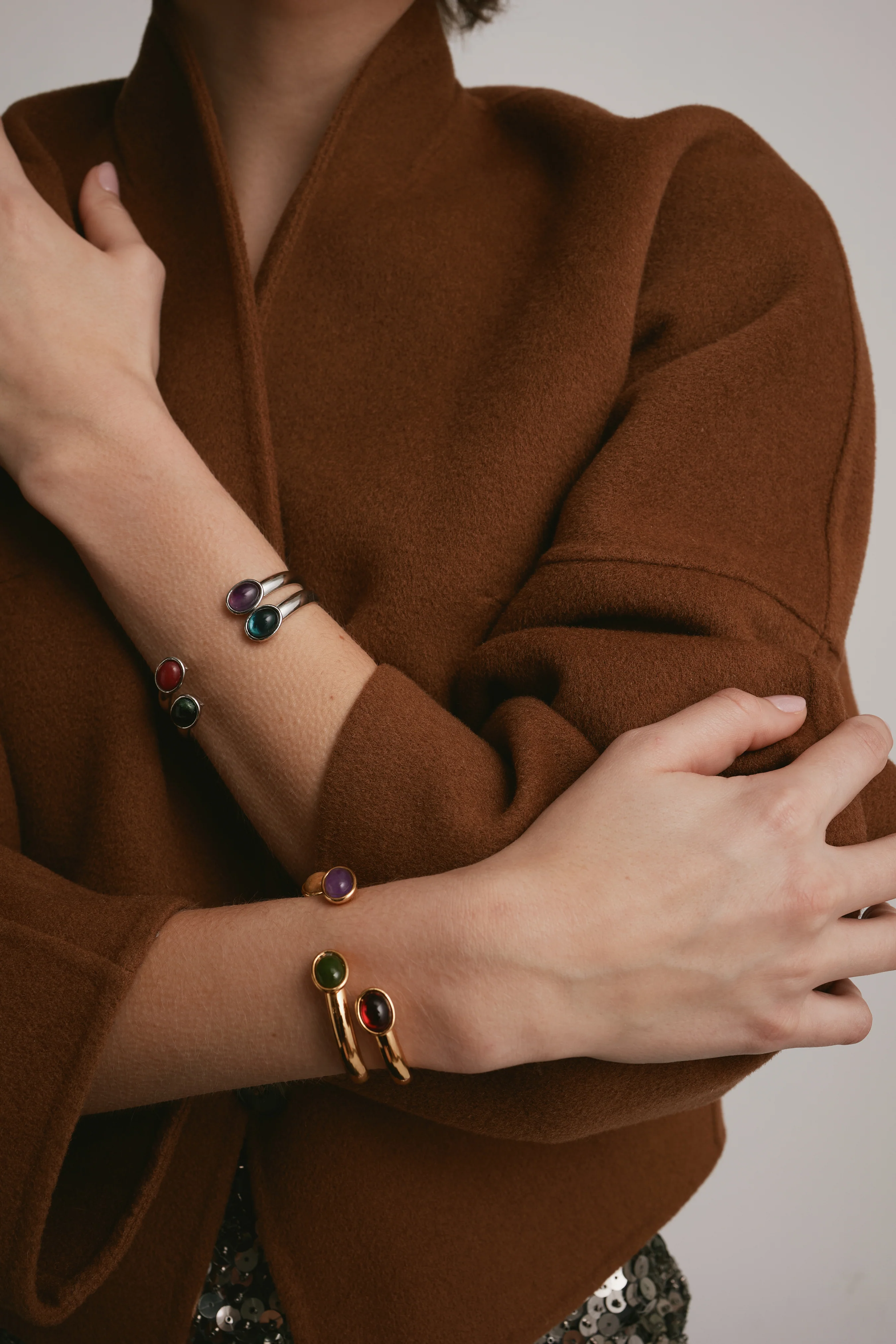 Frankie Stone Cuff Set of 2 - Image 2