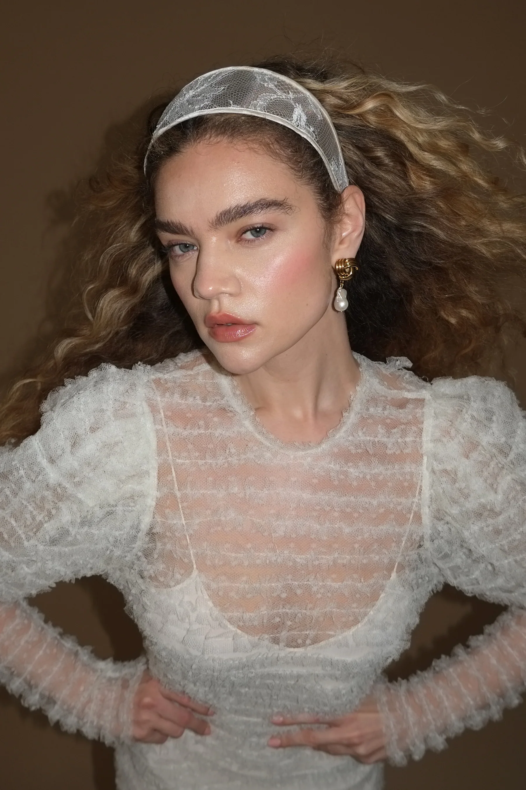 Giselle Lace Wide Headband - Image 4