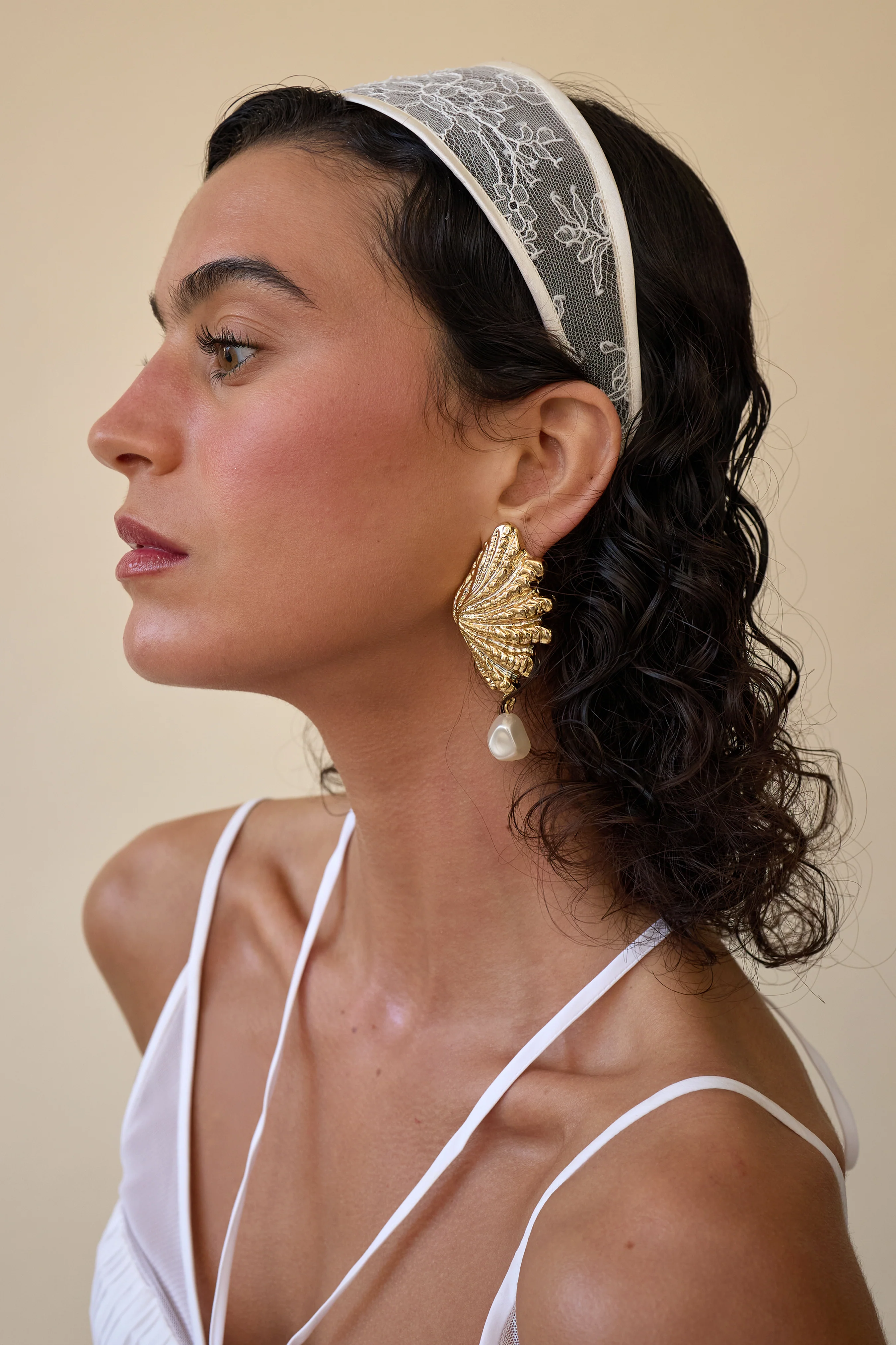 Giselle Lace Wide Headband - Image 5