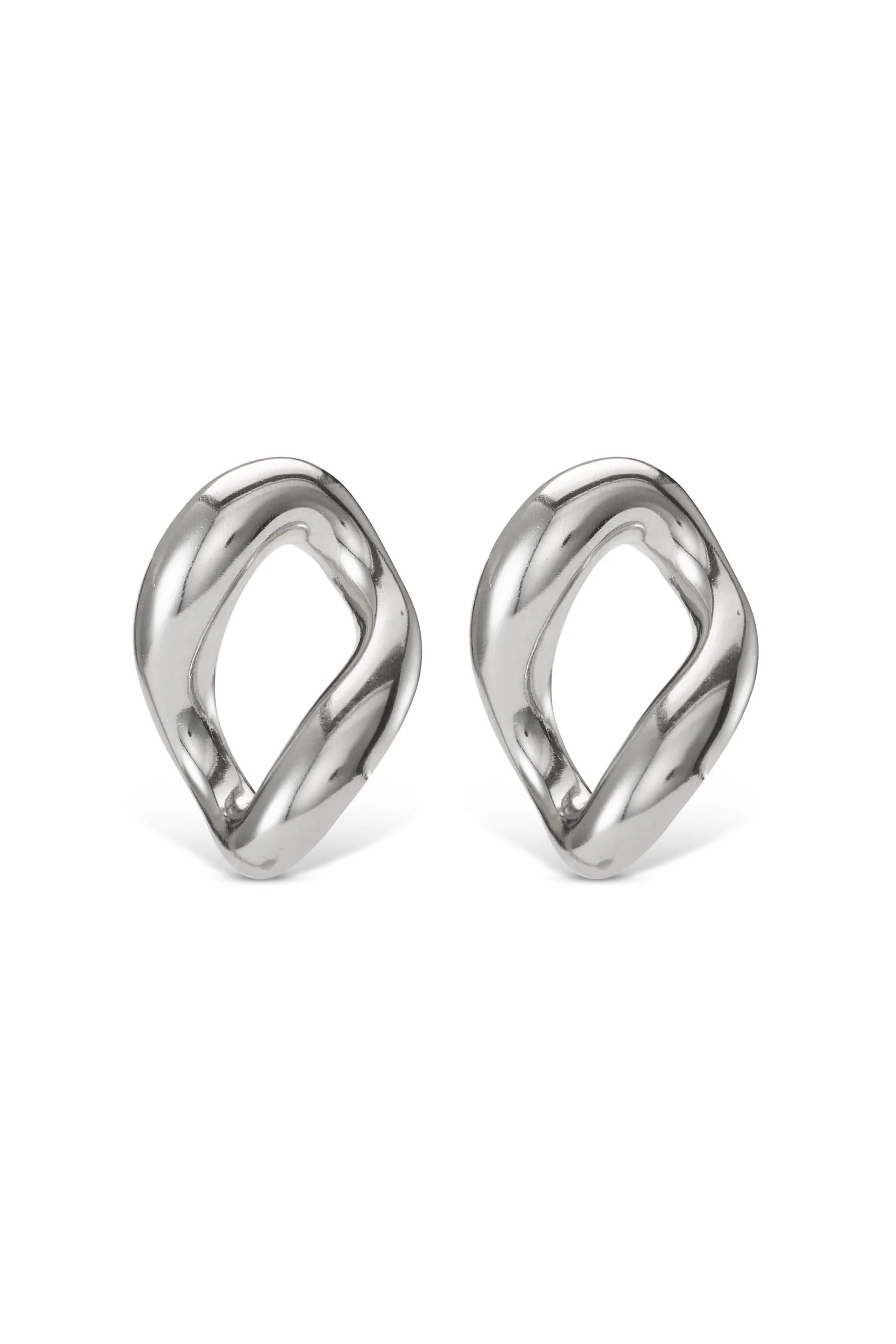 Glossy Chain Link Earrings