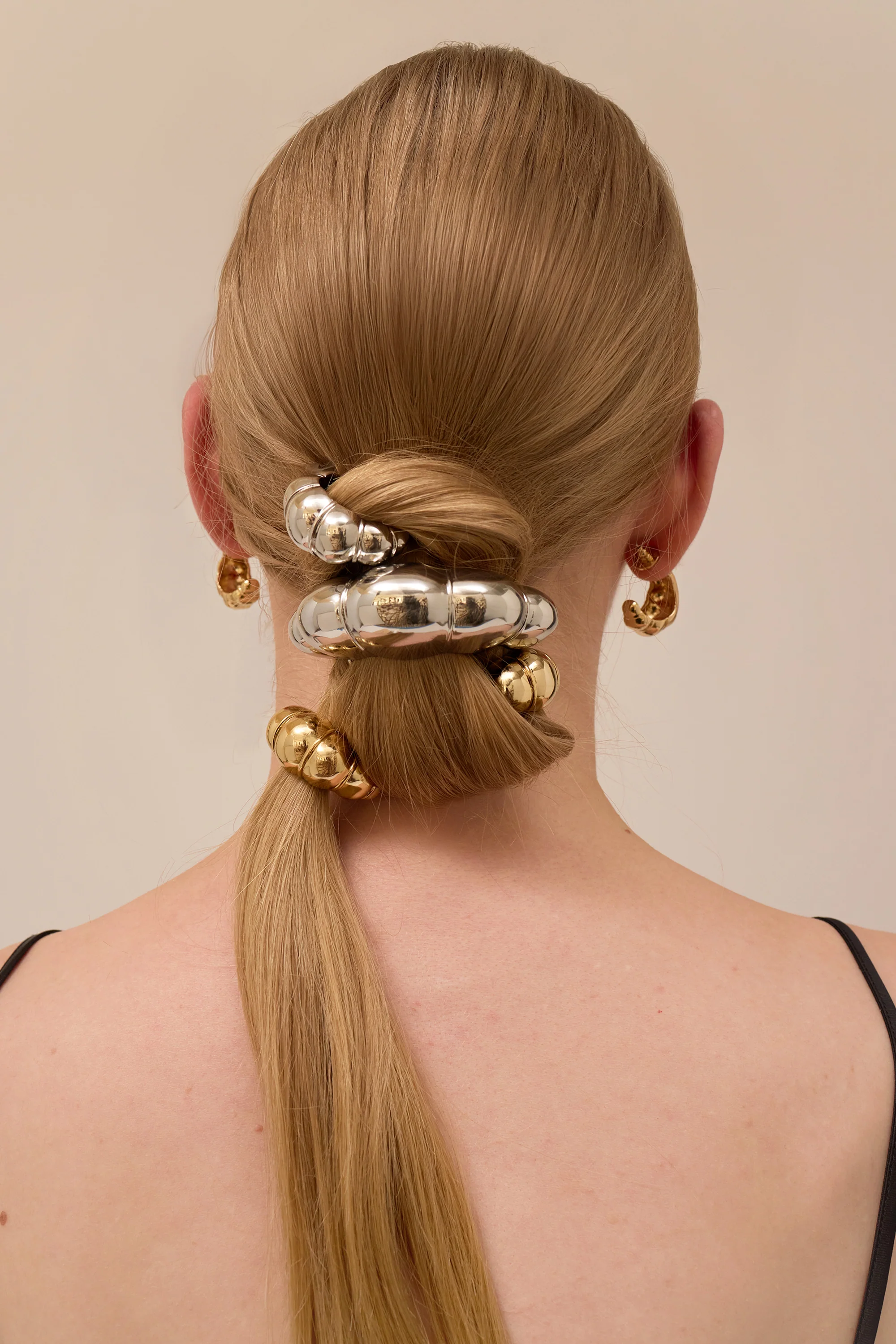 Glossy Croissant Pony Cuff - Image 4