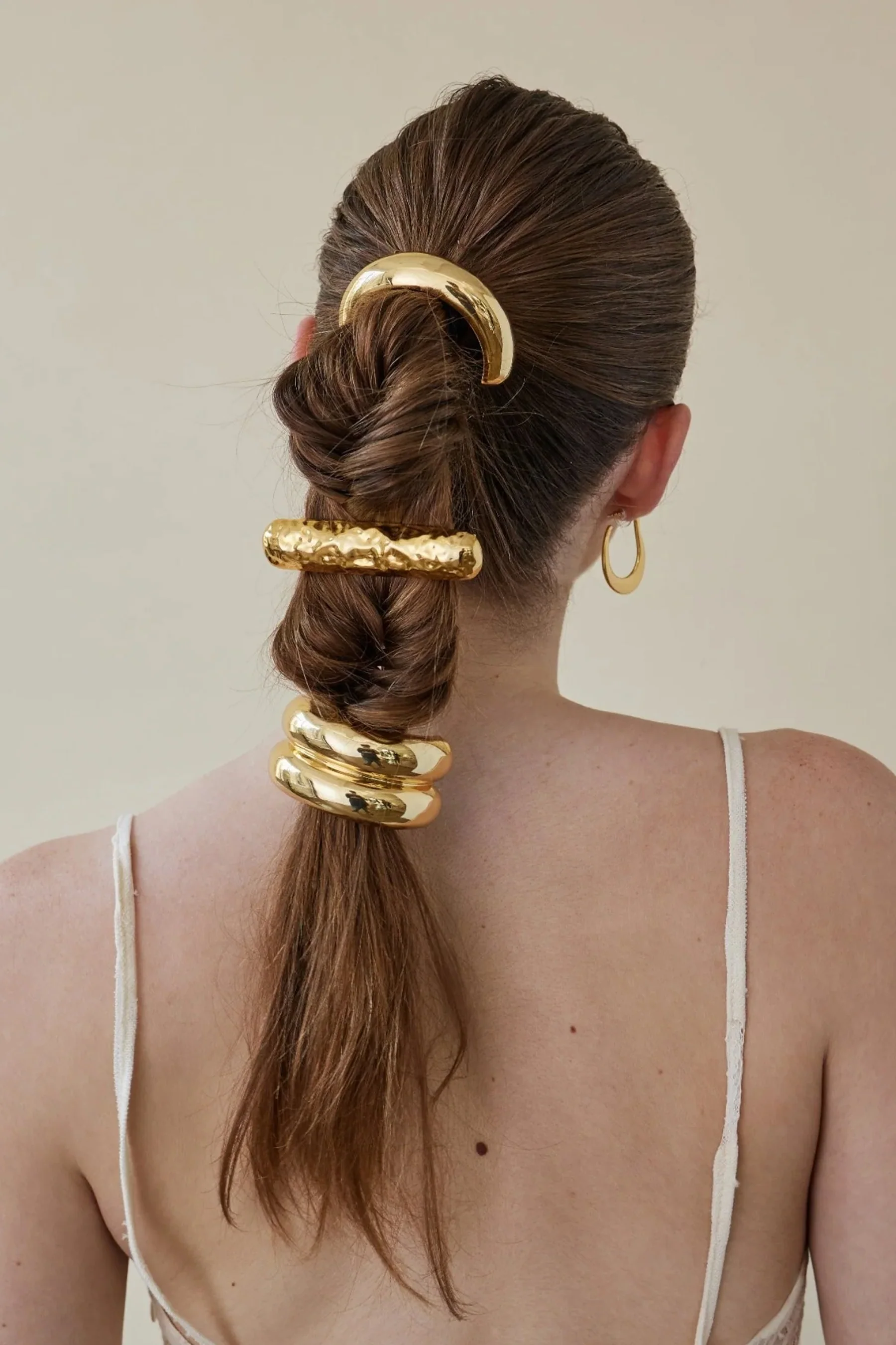 Hammered Bar Barrette - Image 5