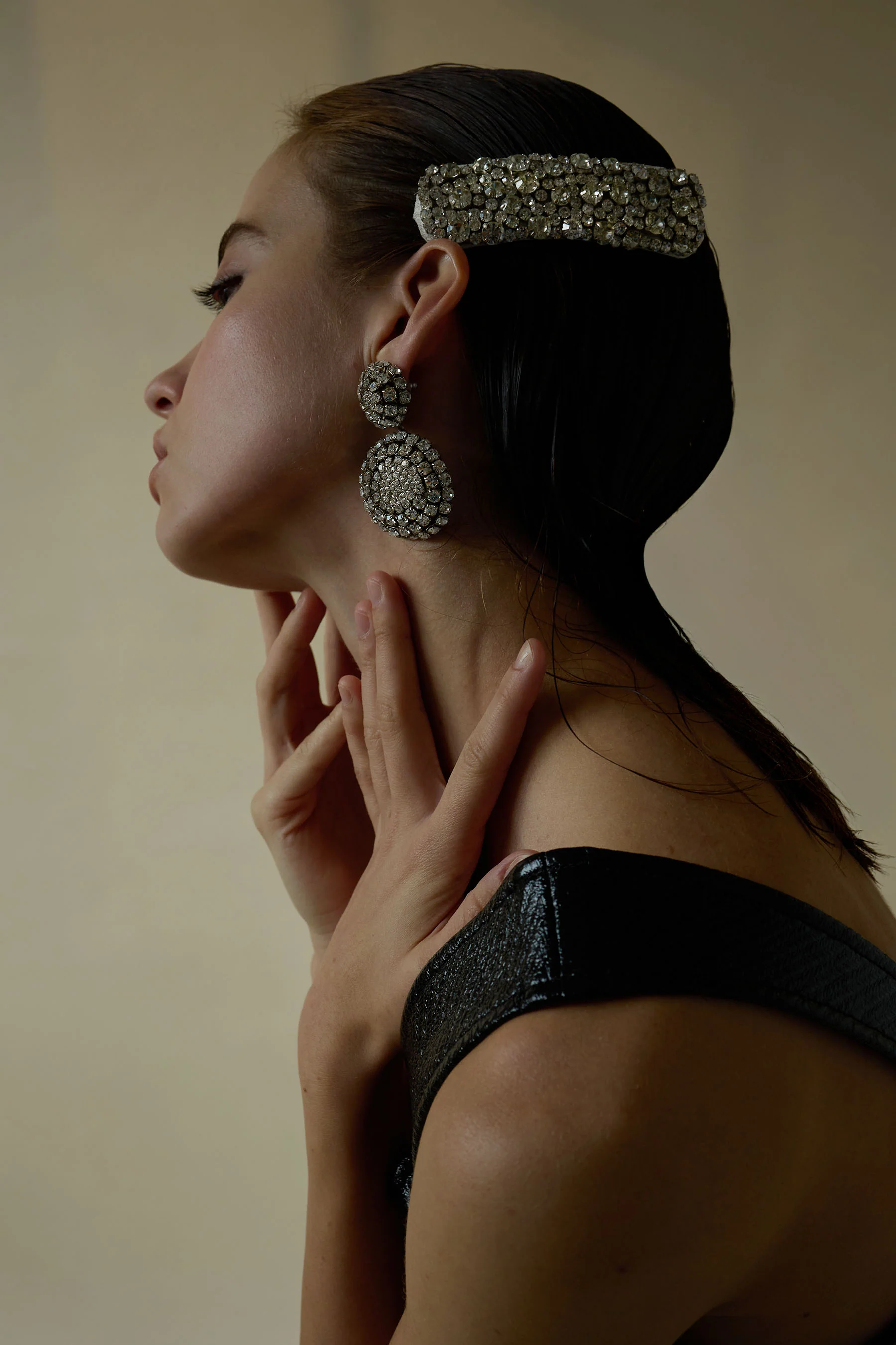 Hannah Crystal Snap Clip Set of 2 - Image 5