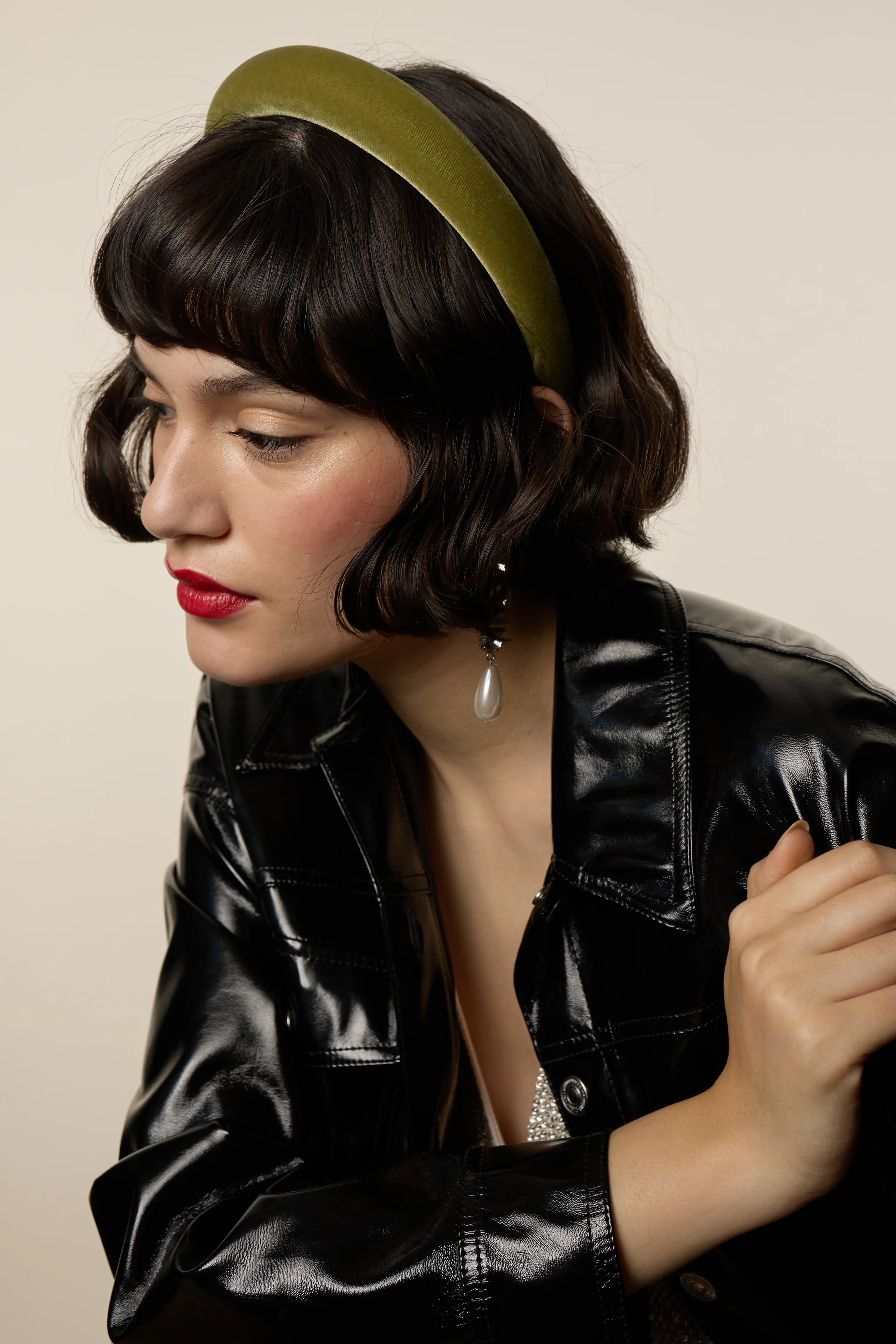 Heloise Velvet Padded Headband - Image 3