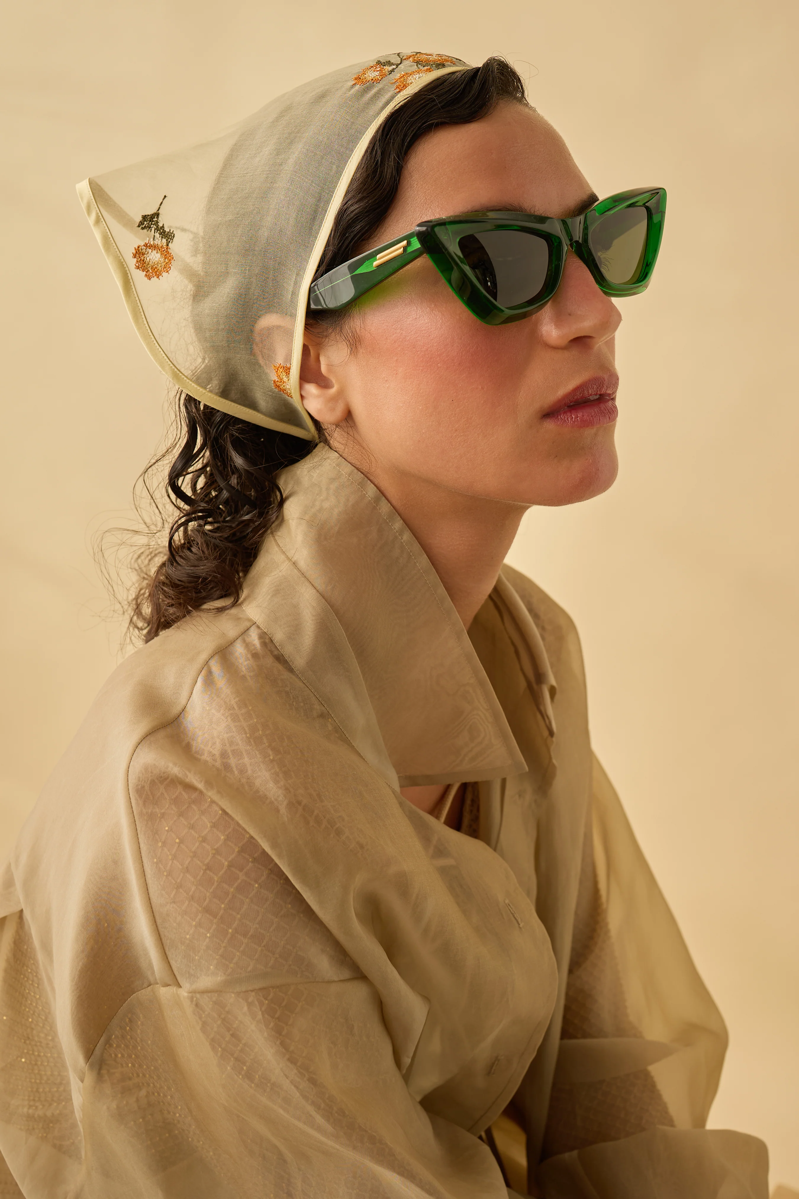Isla Embroidered Bandana - Image 4