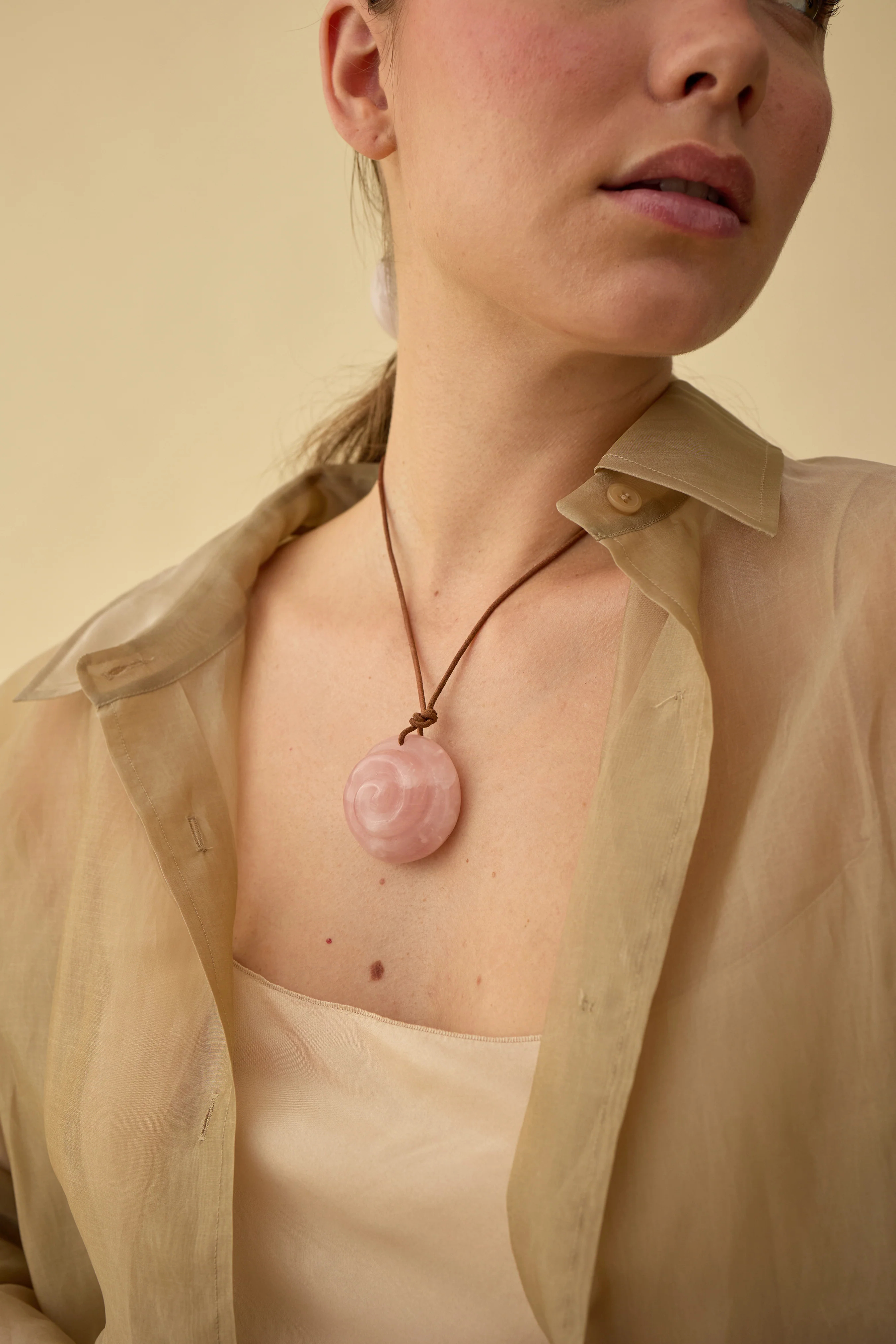 Leila Swirl Necklace - Image 3