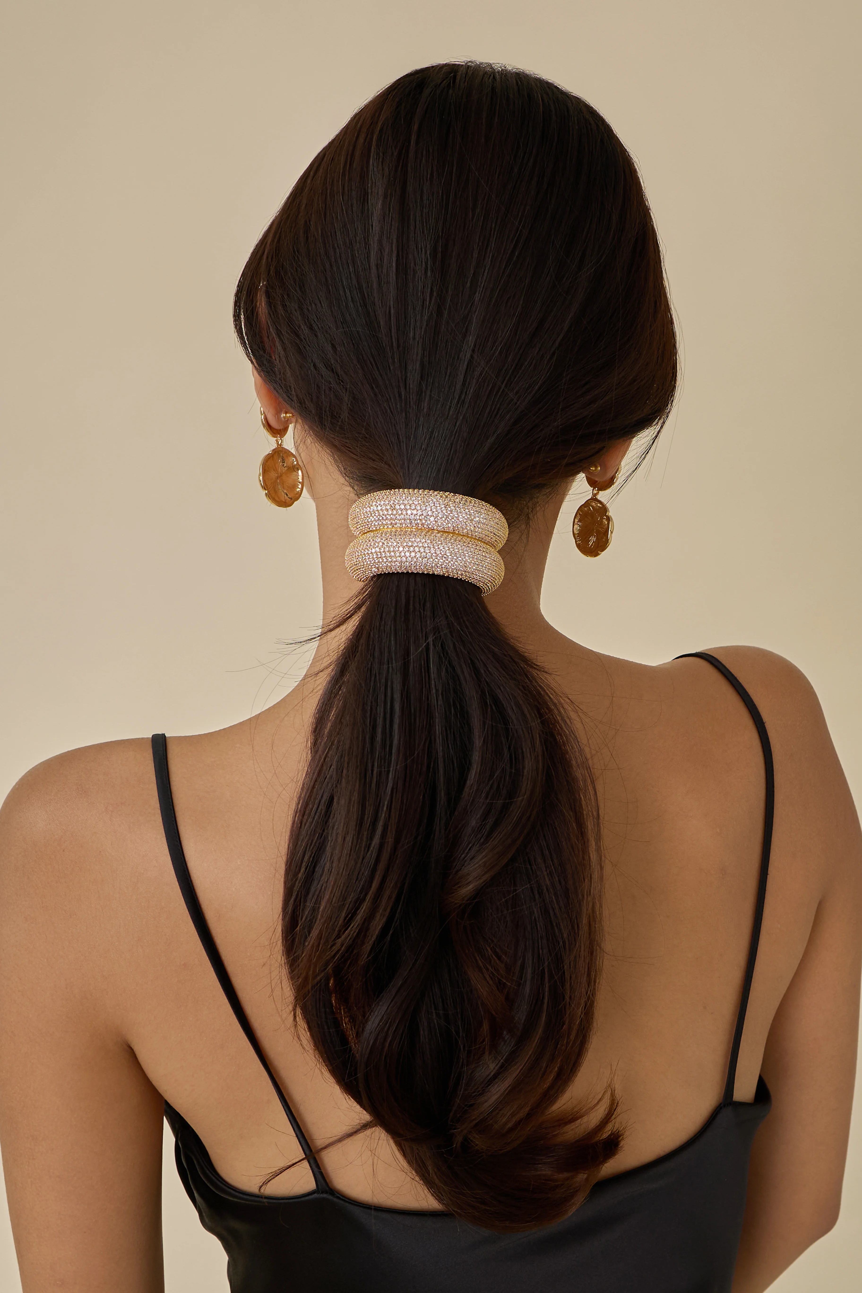 Pave Crystal Double Arch Pony Cuff - Image 3