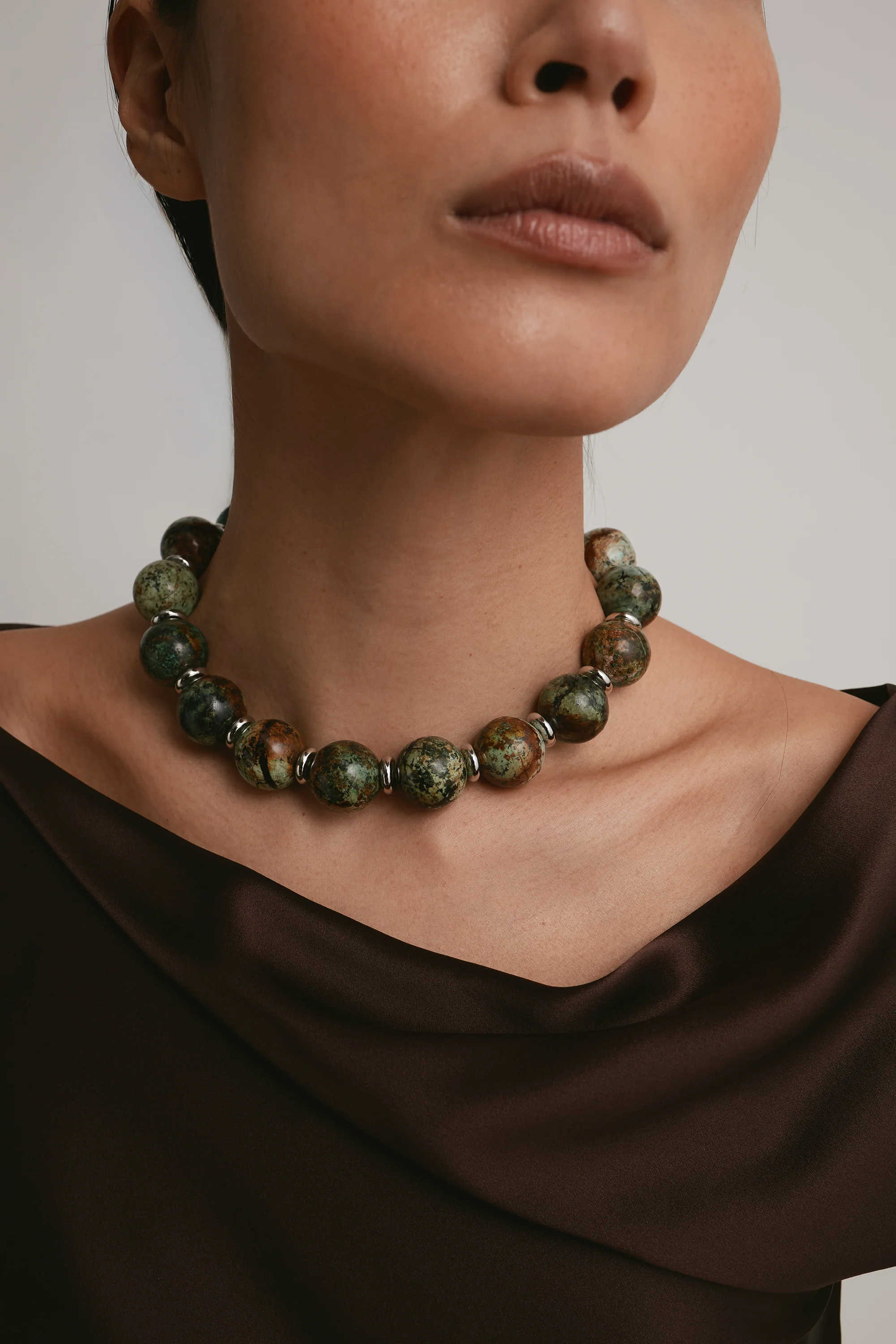 Reese Stone Beaded Necklace - Image 5
