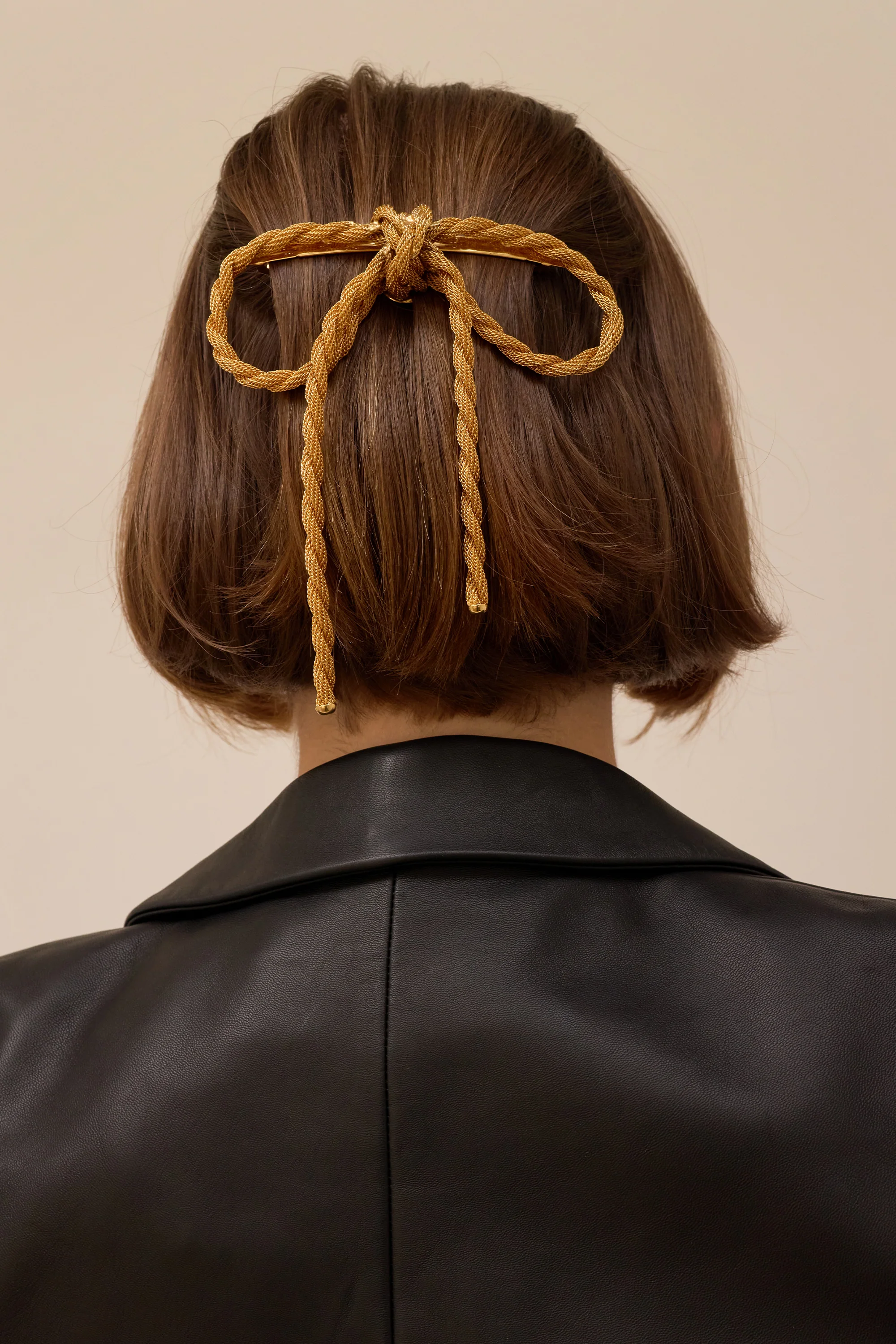 Sasha Mesh Metal Barrette - Image 3
