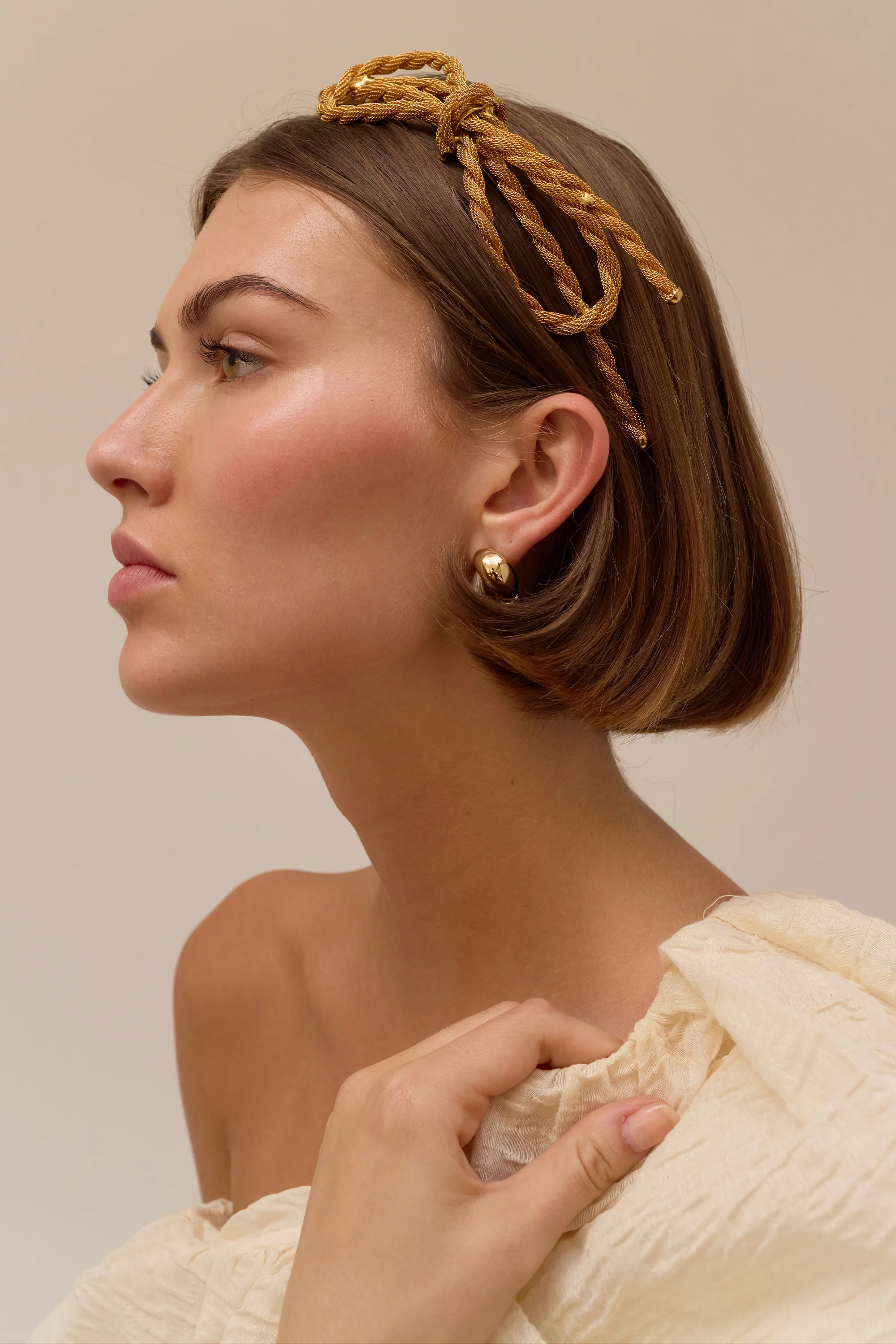 Sasha Mesh Metal Headband - Image 3