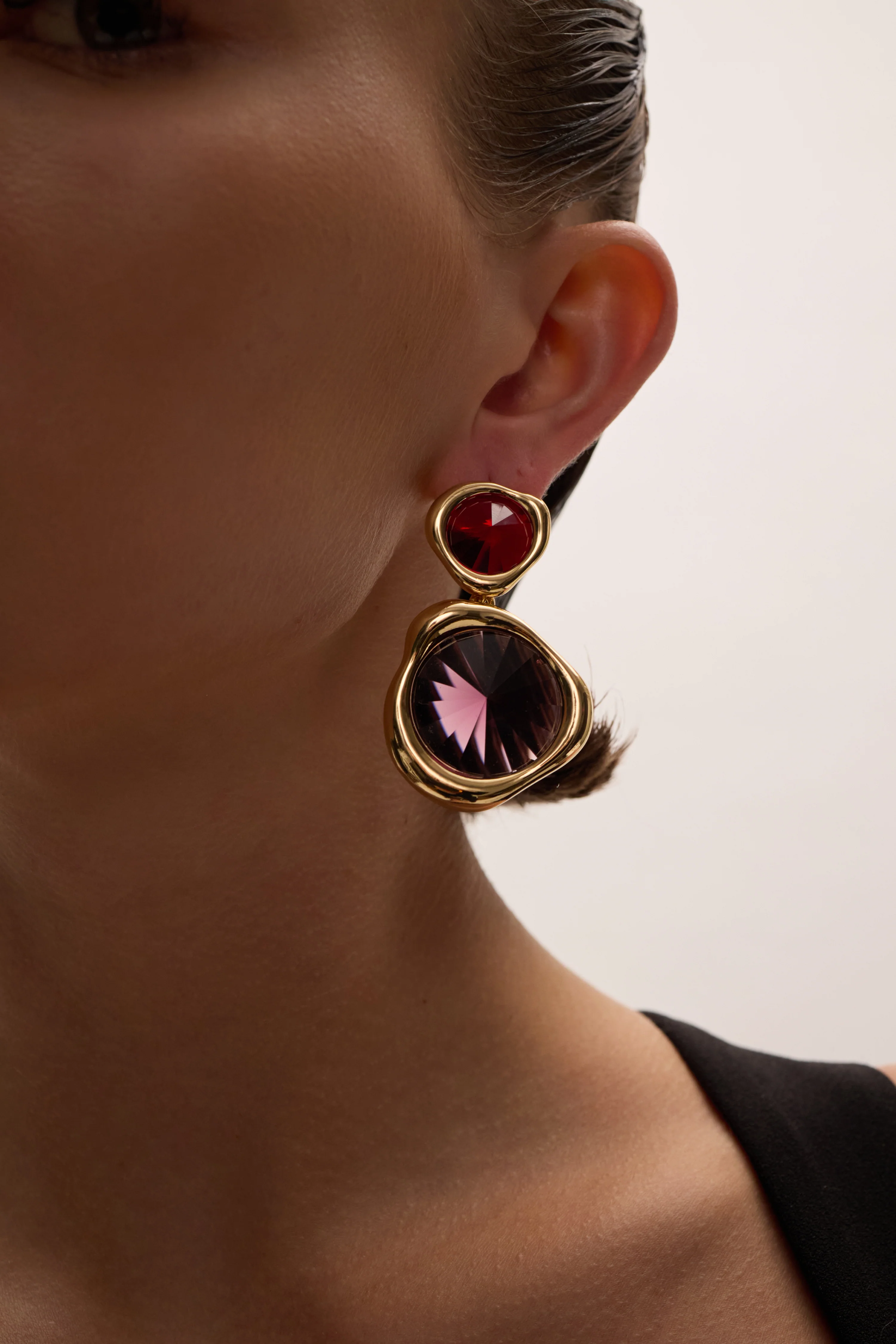 Sloane Crystal Drop Earrings - Image 3